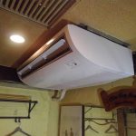 渋谷区にて業務用天井吊り形エアコン1台入替工事