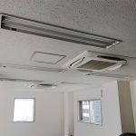 千代田区にて天井カセット形エアコン同時ツイン入替工事